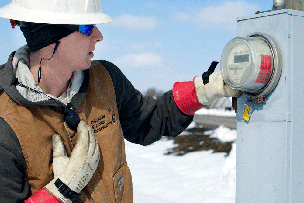 Motorola radio being used outdoors