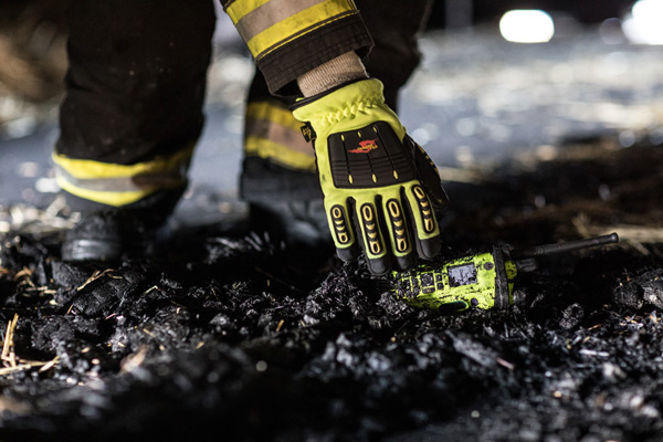 durable Two Way Radio in rubble